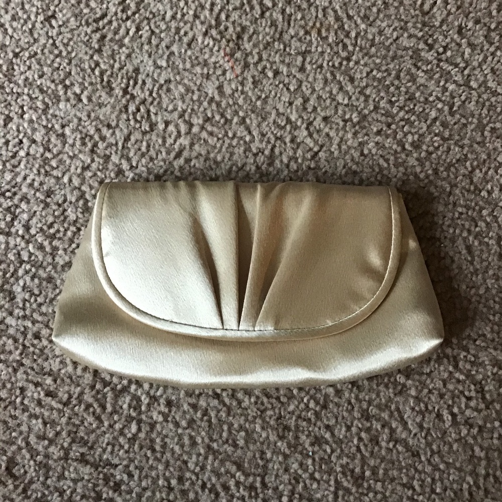 Small Silk Golden Clutch